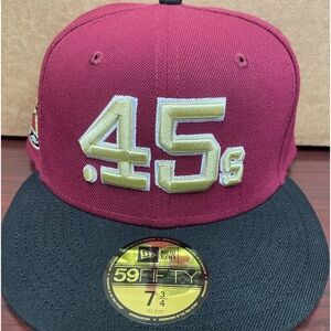 HOUSTON ASTROS 40 Years COLT .45's NEW ERA 59FIFTY Fitted Hat Cap Size MLB
